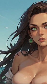 单人蒸汽朋克海洋地平线女神