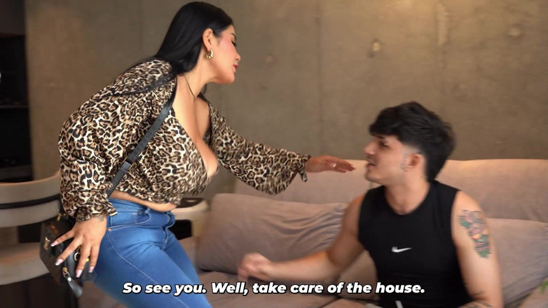 Issane: Stepbrother Is Seen Stealing His Busty Stepsister's Thongs and She...