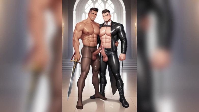 Bosss: Schwuler junge, arschfick mit sperma