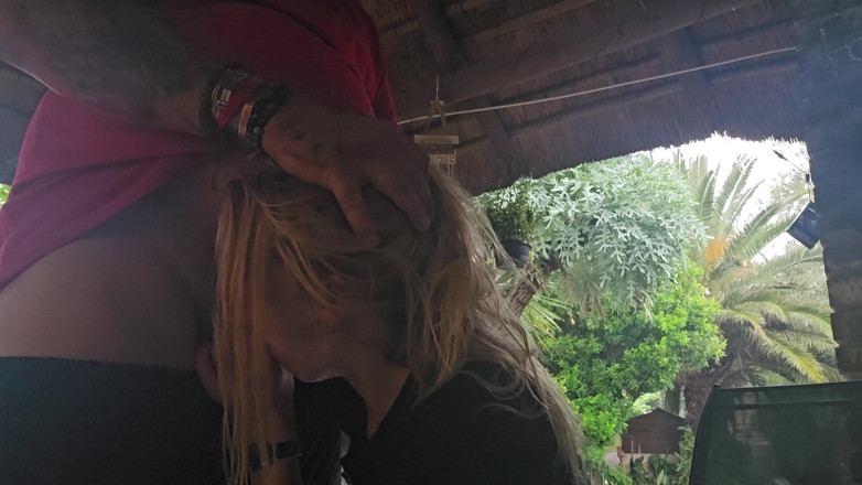 Sparowdox: 18 Year Old Sucking Cock Outdoor at Holiday Resort