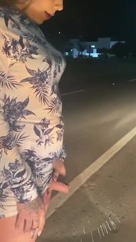 Моча на шоссе