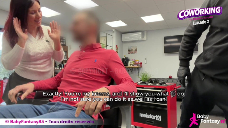 babyfantasy83: Coworking Episode 2 Aku Datang untuk Bercinta di Tukang Cukur