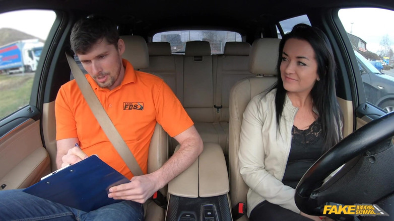 Fake Driving School: Learner Bent Over and Fucked