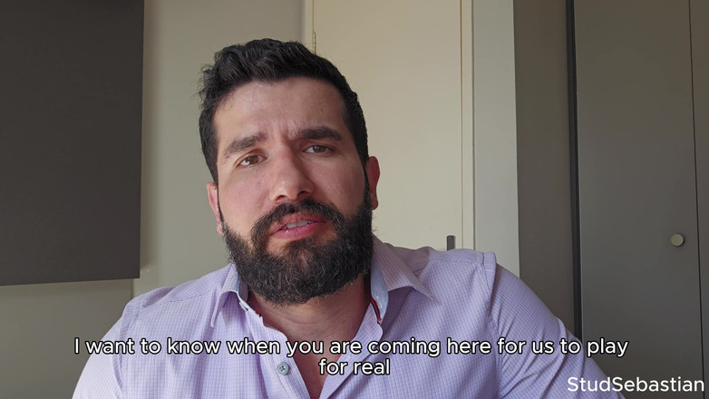 Stud Sebastian solo: Solo Verbal Alpha Jerking off and Cumming