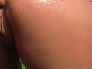 Porn XN: Two sexy friends spend the day by the pool masturbating...