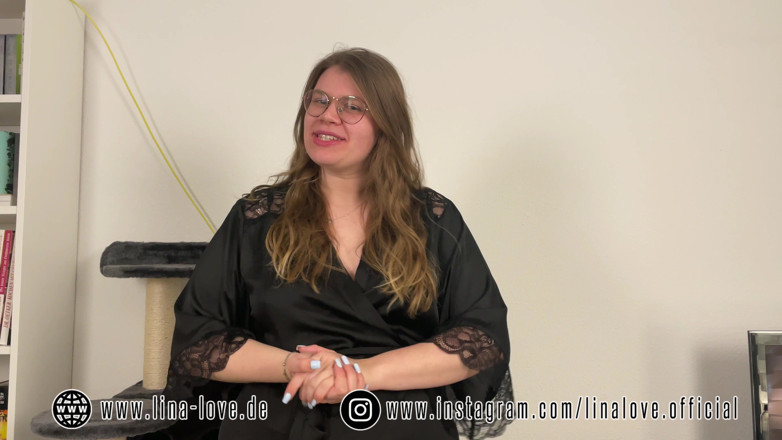 LinaLove_: Remaja Jerman yang berusia 18 tahun memberikan blowjob pertamanya. Amatur buatan...