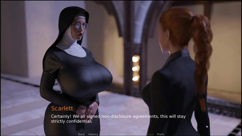 Cum in Futa: MILf-züchter - Futa ntr Hentai-spiel - ep.15 riesiger futanari-schwanz, der eine nonne...