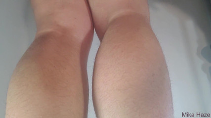 Mika Haze: Hairy calf worship