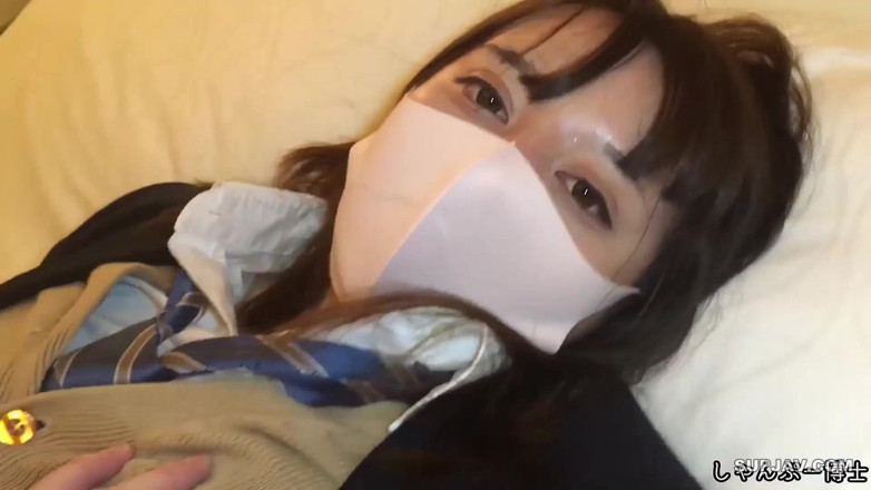 Asians in love: College uniform big ass teen creampie