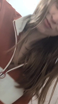 Hot Solo Amateur Female Playing with a Big Toy with Her Tight Pink Pussy