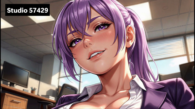 Studio 57429: Fai l'amore con i piedi nudi della segretaria gigantessa