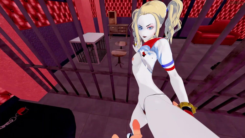 Hentai Smash: Ty POV šuká Harley Quinn v sexuálním žaláři, jezdí na tvém čůrákovi cowgirl,...