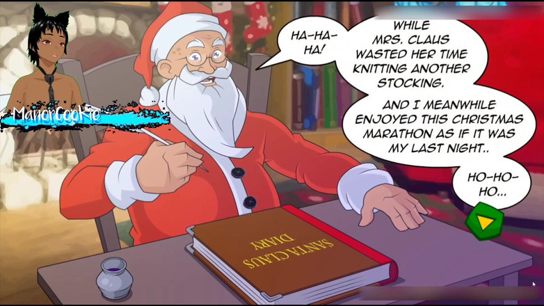 Manor Cookie: Sekretny pamiętnik Świętego Mikołaja - Patrząc na pamiętnik Świętego Mikołaja, który pieprzył w...