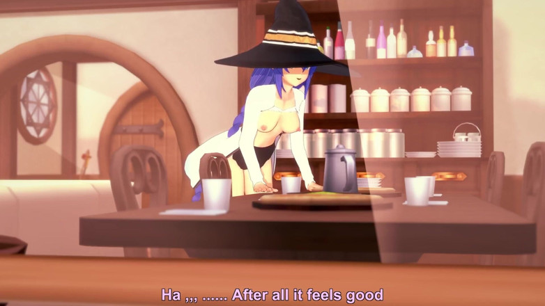 Wraith ward: Roxy Rubbing on the Corner of the Table - Mushoku Tensei...