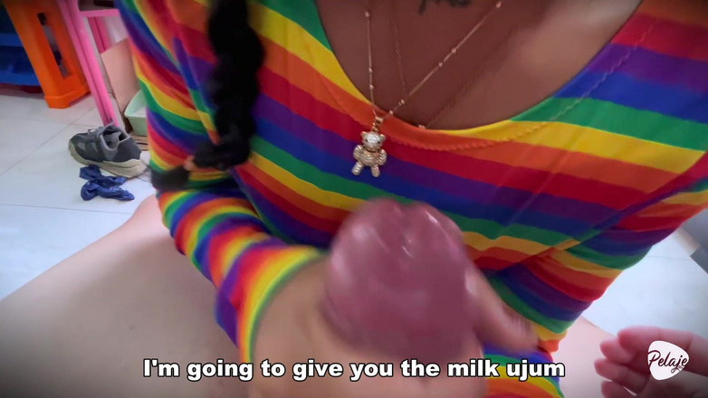 Pelaje mix: Ho sorpreso mia figliastra che si masturbava in cucina, mi...