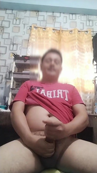 A Handsome Filipino Man Who Is Great to Cuddle,and Whose Thick Cock Is Great to Sit on.