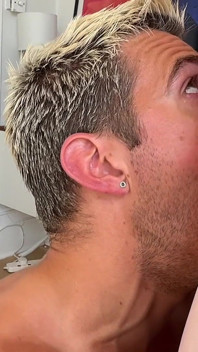 Step Bro Taking Eight Inch White Monster Alpha Cock