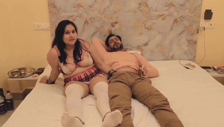 pujaprem: Step Sister Riding on Monster Dick Moaning Loudly in Hotel...