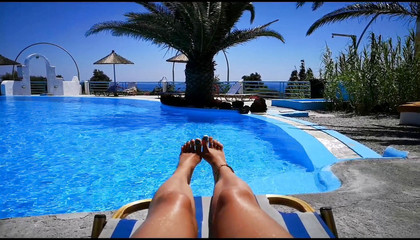 Erotic Tanya: Uchvácená mými krásnými nohami