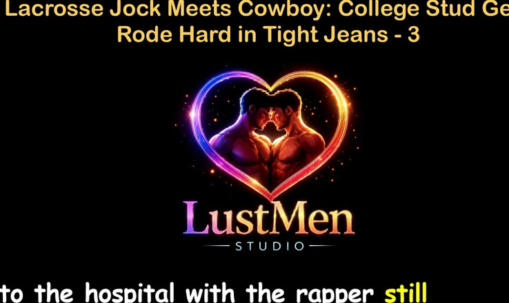 LustMen: Engleză audio gay poveste - Lacrosse Jock întâlnește cowboy: studentul este călărit...