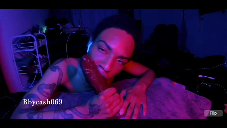 Bbycash 69: Giving Sloppy Blowjob to My Toy