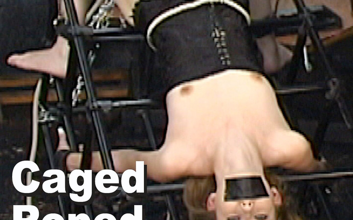 Picticon bondage and fetish: Salem Przegrzebki i Mistrz Len Caged Roped pieścił pobity Len675c