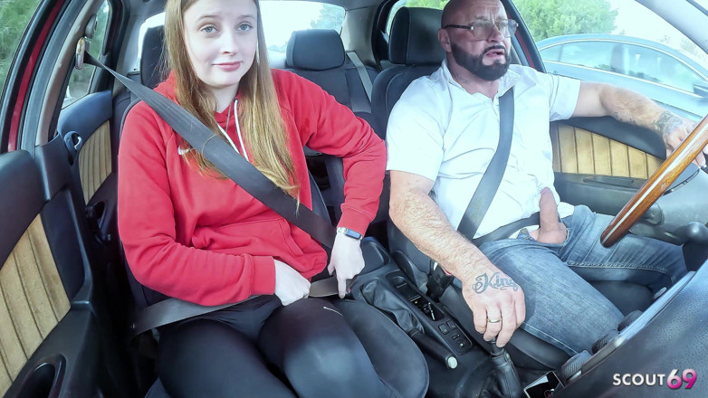 Scout69: German Real Redhead Ginger Teen 18 with Pale Skin Suprised Old...