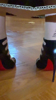 Metal Butt Plug &high Heels in a Carton Box
