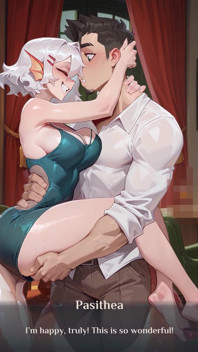 Peituda Hentai Mermaid Girl quente sexo romântico com buceta lambendo, beijando e gozada interna - Hotel Tales (jogo a vapor)