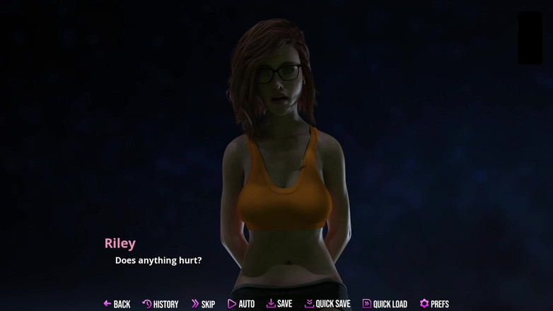 LustSaga: College Kings 139 - Rileyho Secret Moonlight honění v parku
