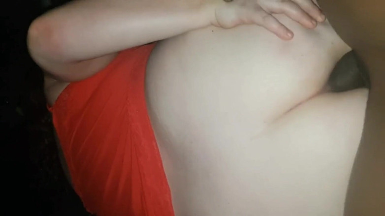 Real homemade BBW BBC porn: BBC Pounding My Ass Back Sit of My Car