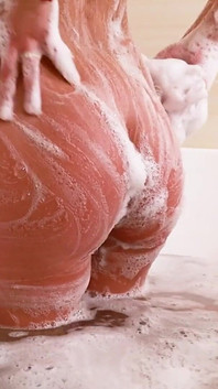 Espuma branca em mim