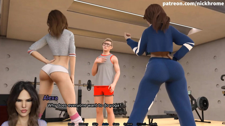 Visual Novels: SexBot 18 - fitness sexual