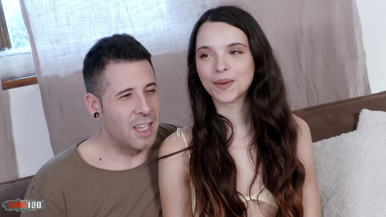 MMM100: Porno-casting mit süßem jungem zierlichem spanischem schätzchen Ohana Petite und...
