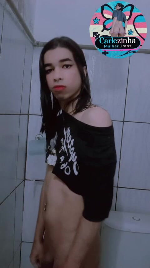 Srta. Carla: She Carlazinha Female Trans Woman Nahá Carles v kalhotkách