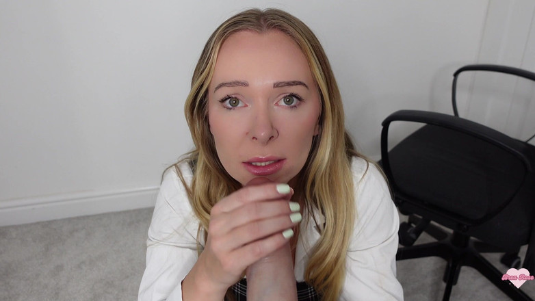 Brea Rose: Kantoor Homewrecker - klaarkomen in de mond en creampie