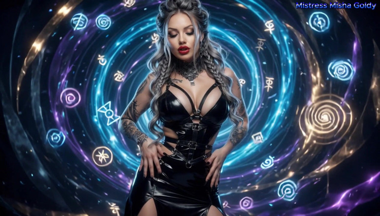 Goddess Misha Goldy: Sentir mes parasites éclore pendant que tu t’effondres comme une salope...
