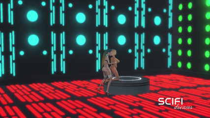 3dxpassion: Sci-Fi walls. Sex cyborg and beautiful girl in the planet...