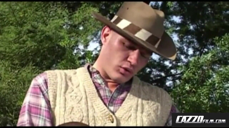 Cazzofilm: CAZZOfilm - White cowboy for hot black male