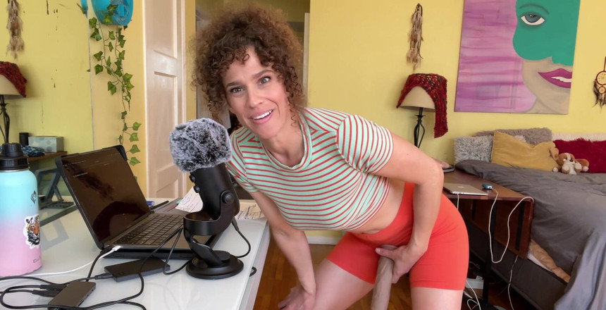 VibeWithMommy: Instrucciones de paja - ¡dominación femenina con la enorme polla de 12 pulgadas...