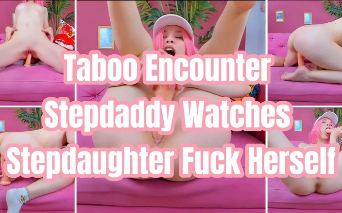 Kinky Passion: Taboo Encounter: Stepdaddy Watches Stepdaughter Fuck Herself