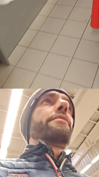 Clarabitch si esibisce per la prima volta in un supermercato - wallmart con un giocattolo enorme in profondità nel culo e deeptroat