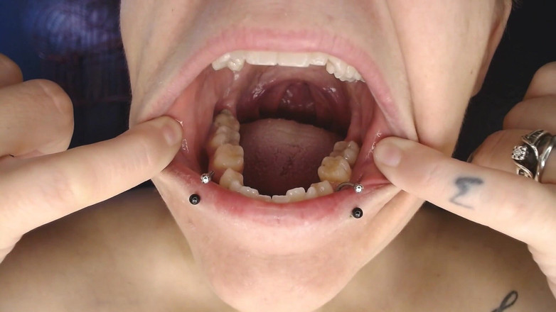 Abby Anna: 口内特写合集