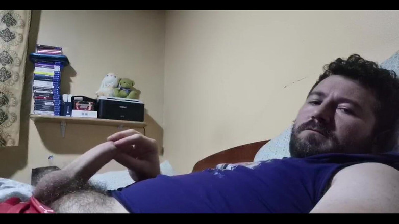 Rokkuman: Fumando e acariciando meu pau