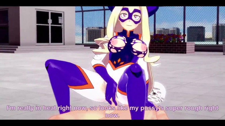 Fantasy king: Yu Takeyama follando desnuda en primer plano - my hero academia