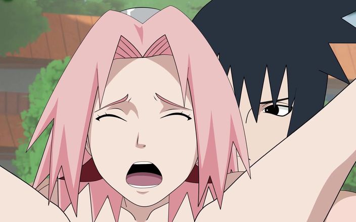 Hentai ZZZ: Sasuke et Sakura baisent la position du papillon Naruto Hentai