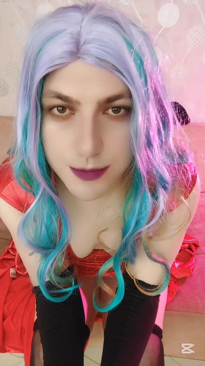 Kitty_Cross: Mê hoặc femboy fantasy: ôm thanh lịch với thái độ