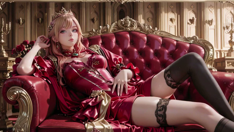 Seraphina Vale: Crimson throne: incoronazione pigra della regina dai capelli rosa
