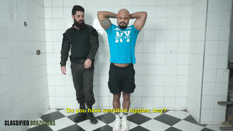 ClassifiedBrazilians: Hairy Bodybuilder Is Used as a Slave - Part 1