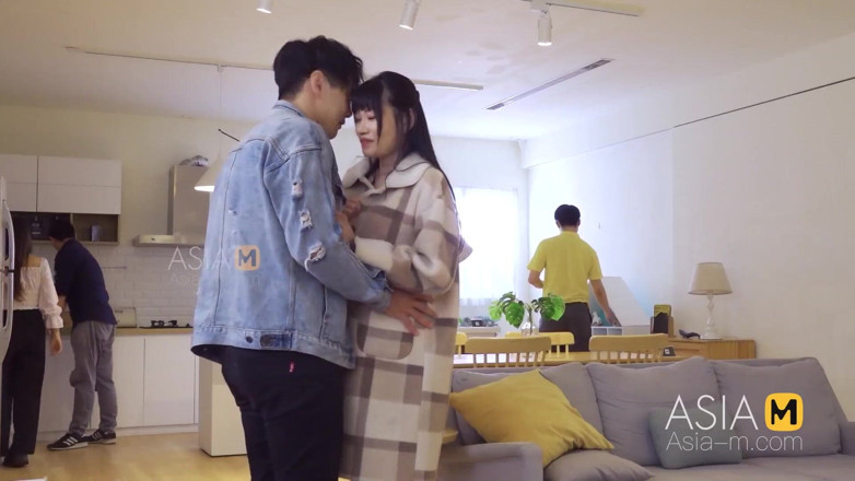 ModelMedia Asia: Mdwp-0027 Lewd Furniture Exhibition/naked Shooting Couple Passionate Field